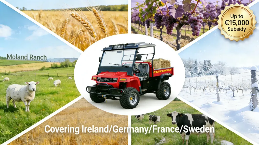 Electric Utility Vehicle High Efficiency Sprayer for American Orchards