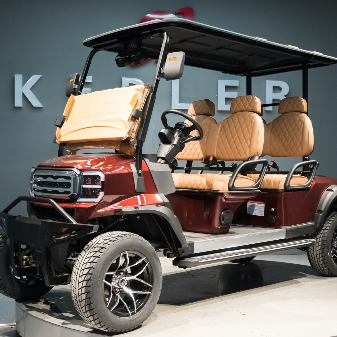 Kepler Long Battery Life 4-seater Full Intelligent Electric Control Golf Course Transport Cart