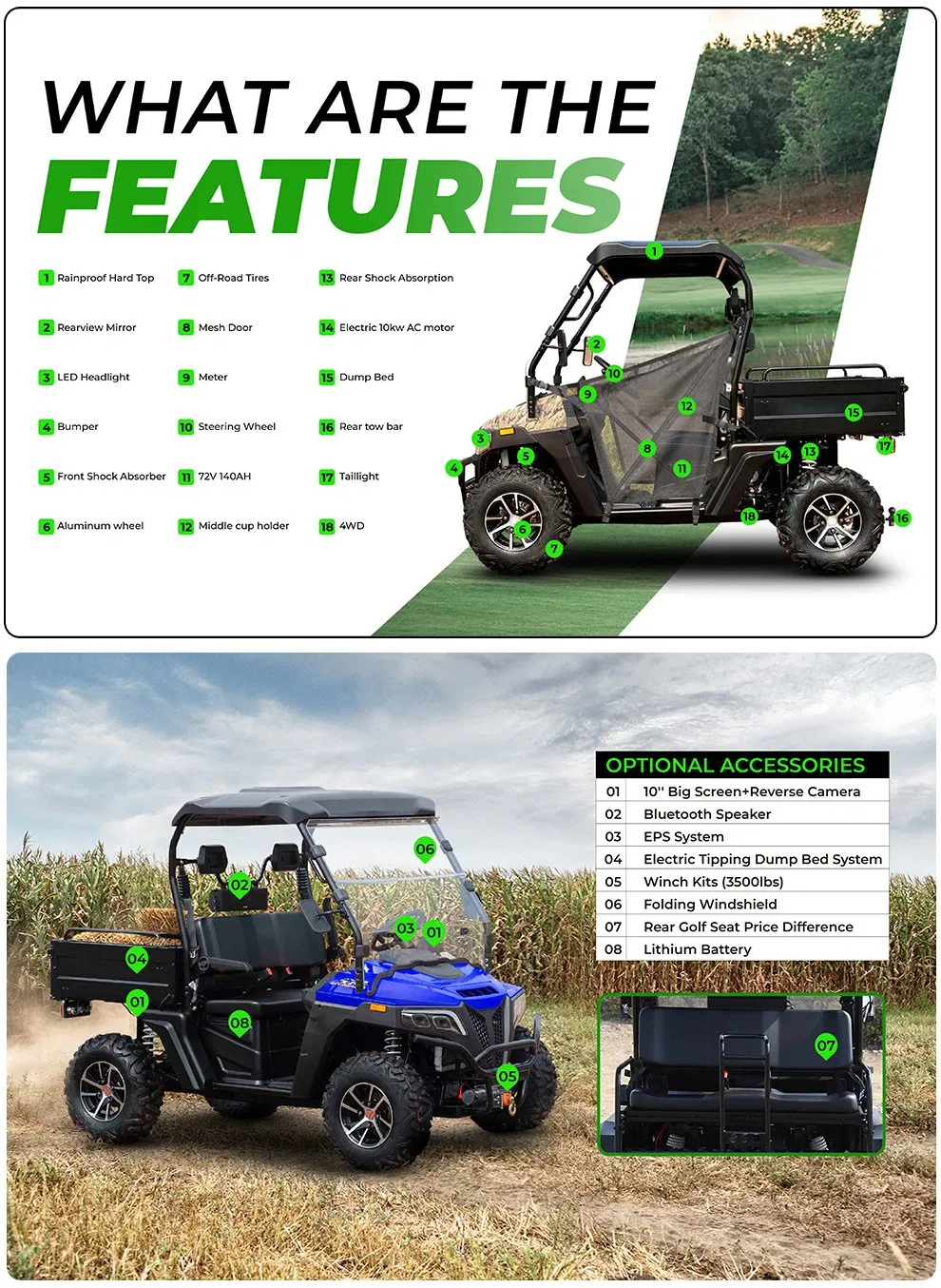 Electric UTV Interior