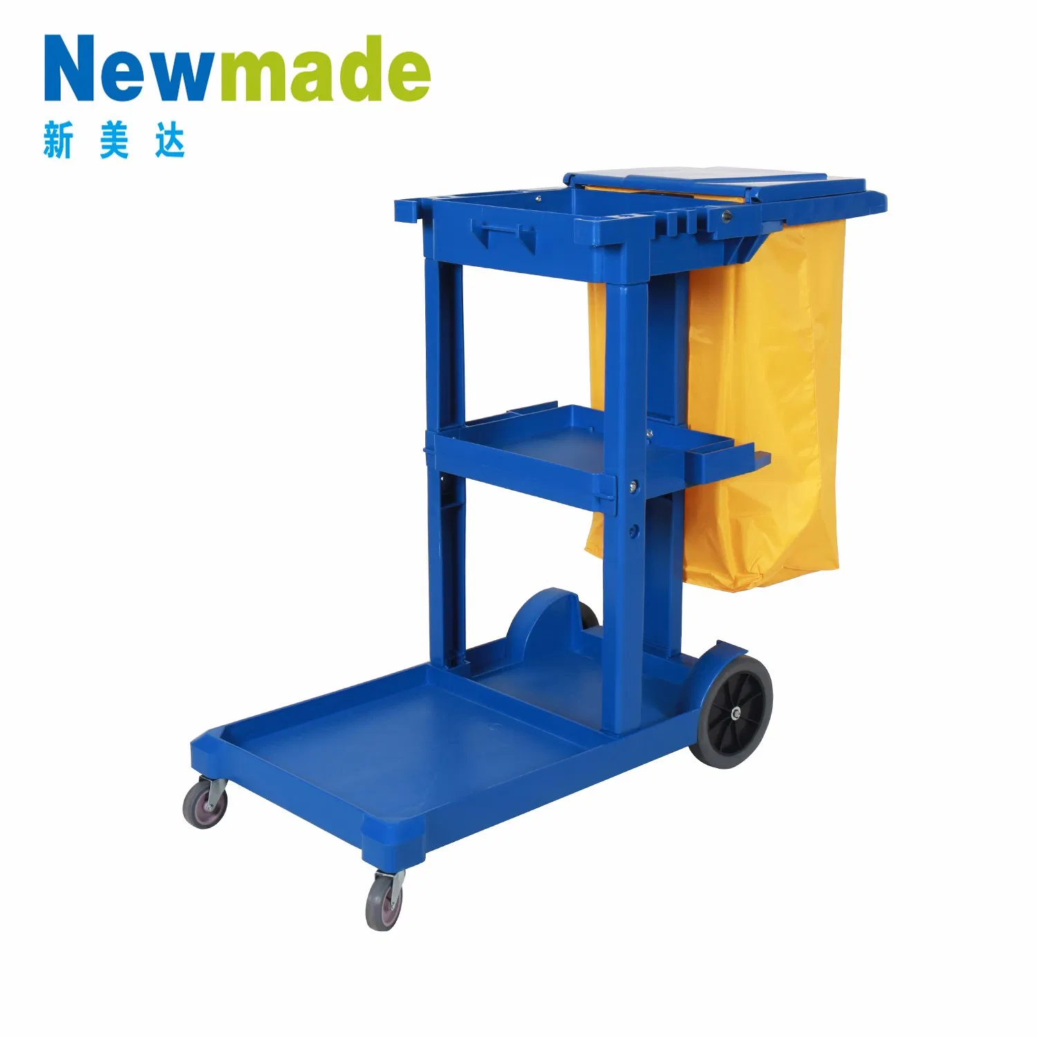 Restaurant Hotel Cleaning Trolley Janitor Cart Service Laundry Cart with Bag