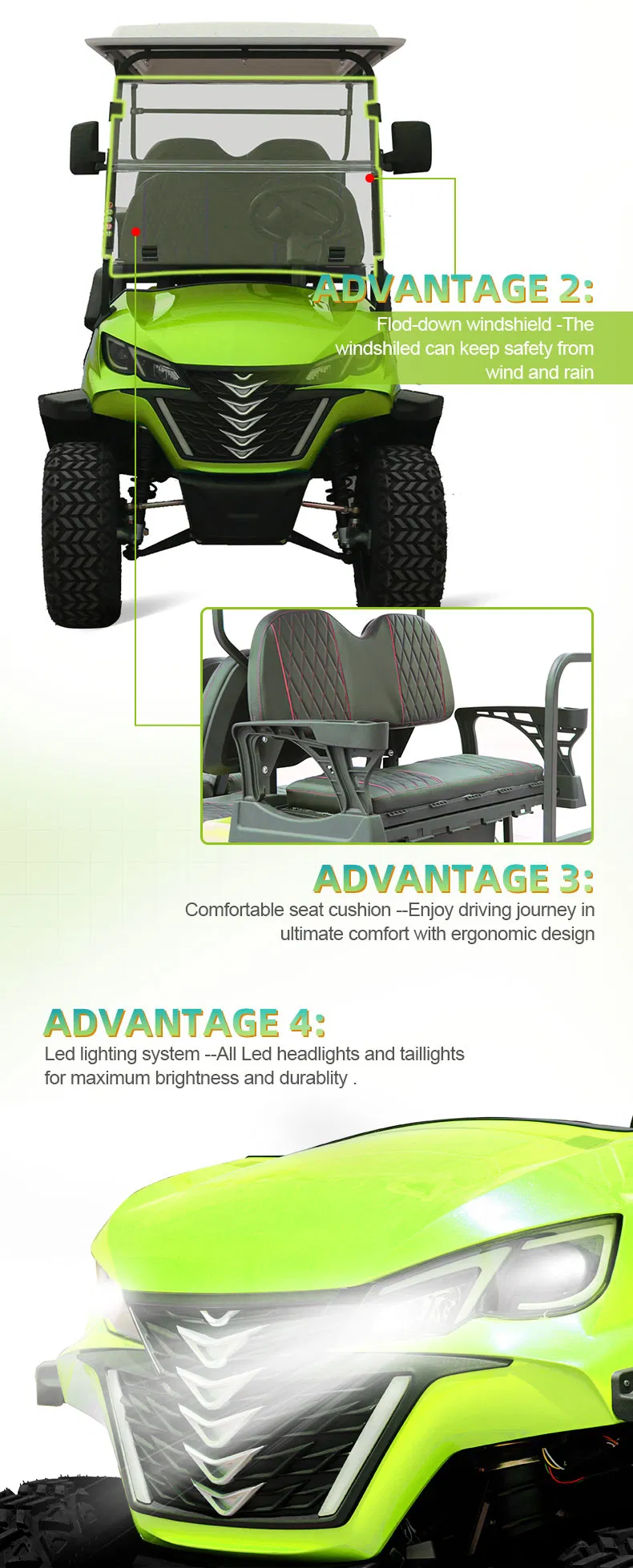 Electric off-Road Golf Cart 4