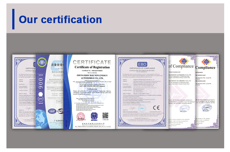 Certificates
