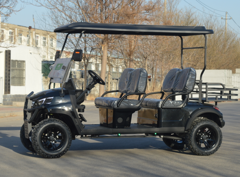 High Performance 60V Lithium Battery Electric 4 Seater Golf Cart with Bluetooth Connectivity for Golf Course and Commercial