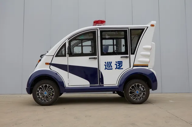 Residential Electric Patrol Vehicle Quiet 80 Km Range for Neighborhood Watch