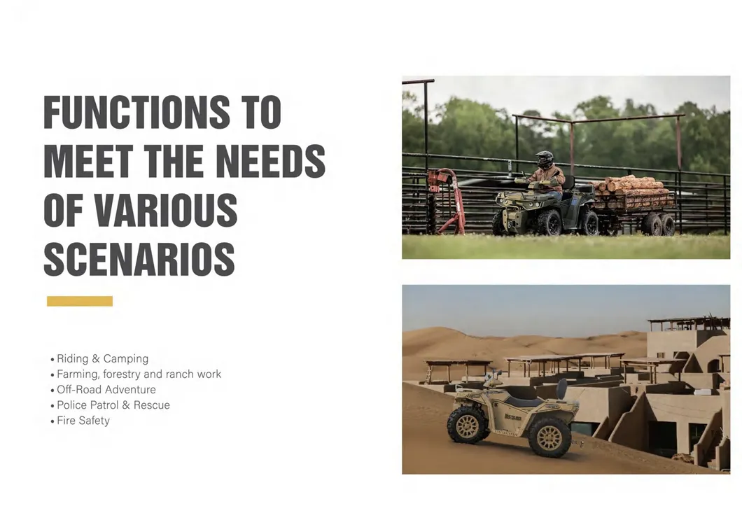 4X4 Utility Patrol Vehicle for Industrial Parks