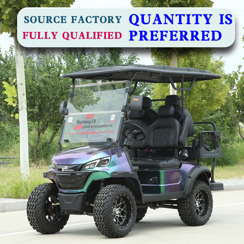 Street Legal 4WD Electric Golf Cart 60/72V 4 Seat Lithium Battery Club Car 5000W Motor Electric Cart