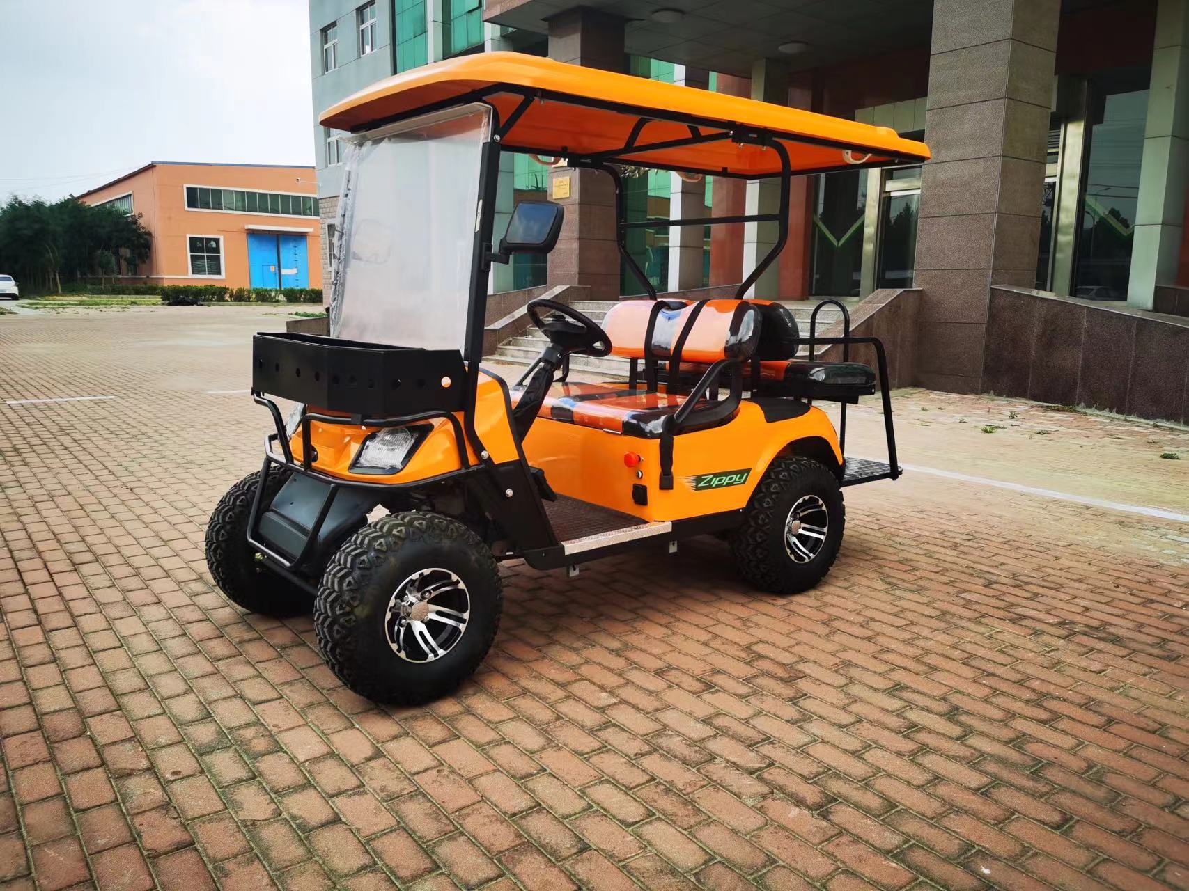 Off-road Golf Carts 4+2 Seats Off-Road Tires Golf Cart 30km/h