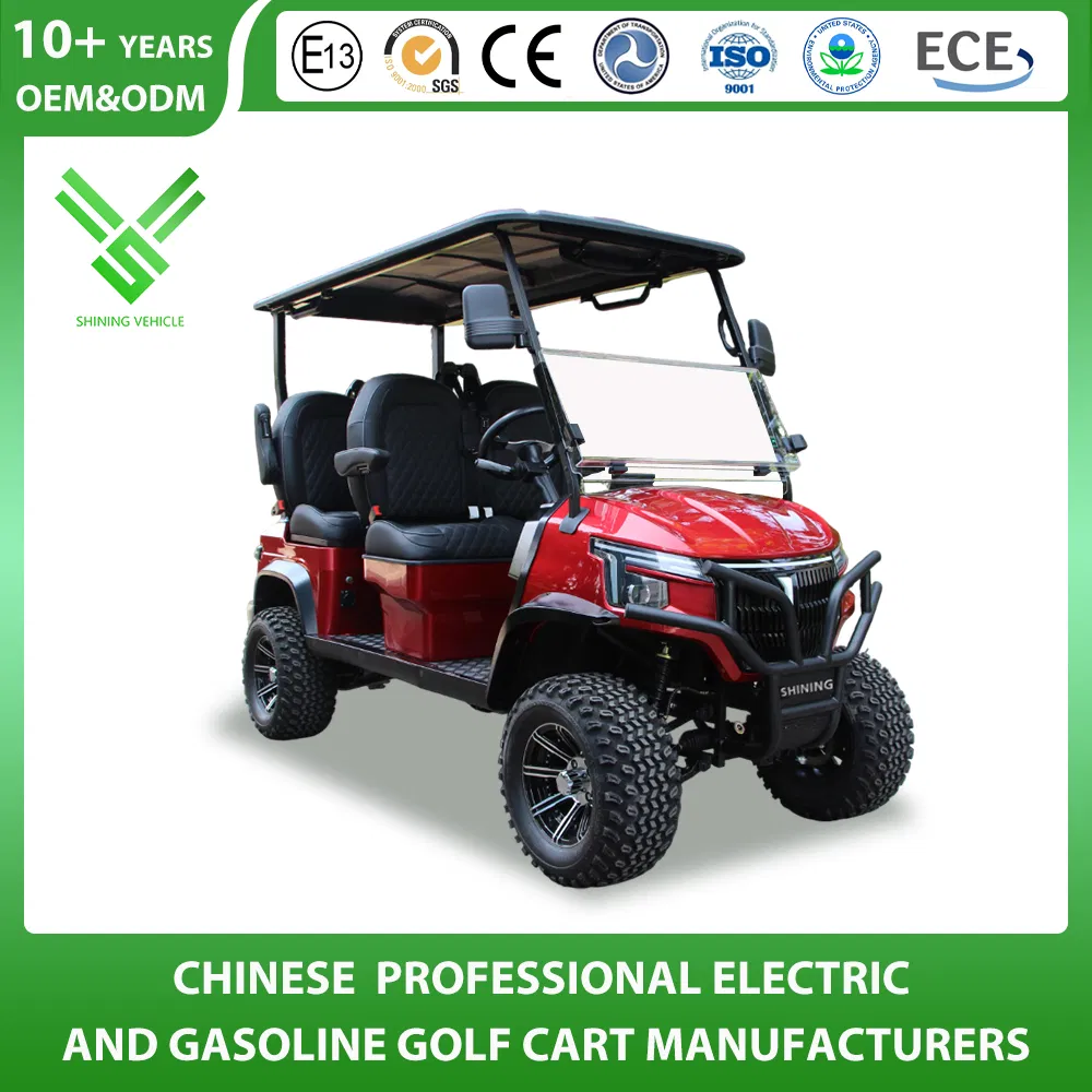 8+2 Seater 8 Passenger Hunting off Road Club Car Street Legal Utility Mini Tourist Solar Panel Trolley Lead Acid Gas Powered Gasoline Petrol Electric Golf Cart