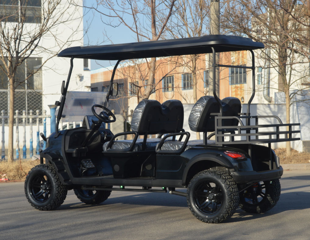 High Performance 60V Lithium Battery Electric 4 Seater Golf Cart with Bluetooth Connectivity for Golf Course and Commercial