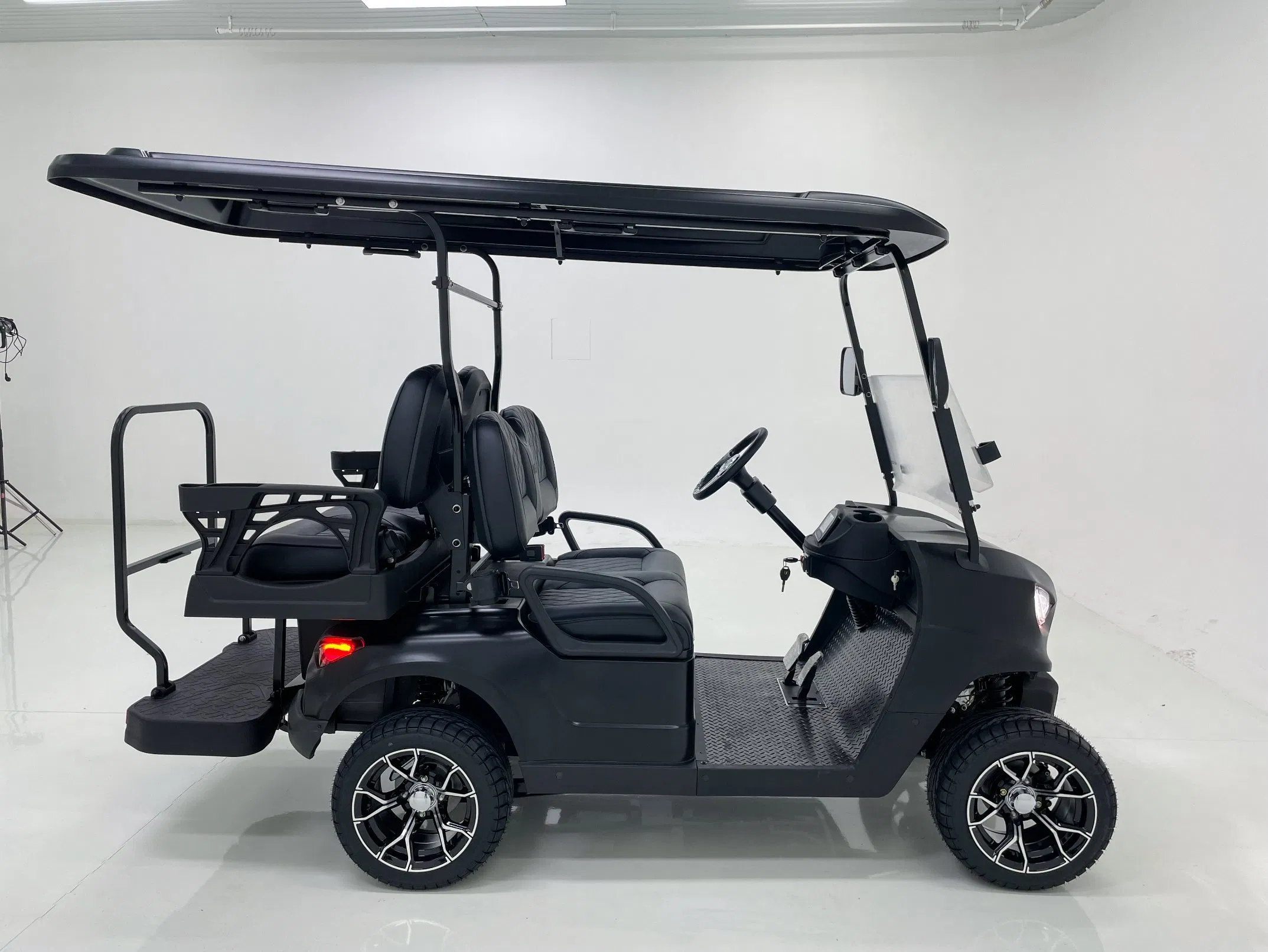 Stylish Look Anti - Roll Bars Electric Golf Cart for Camping Access