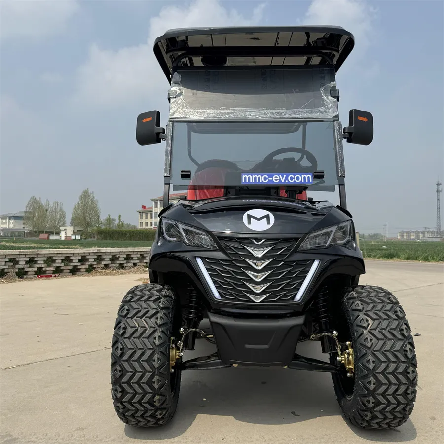 Long Range Battery Powered 48 Volt Adults Golf Kart Electric Solar Panels 4 Seat Buggy Golf Caddy Cart Electric