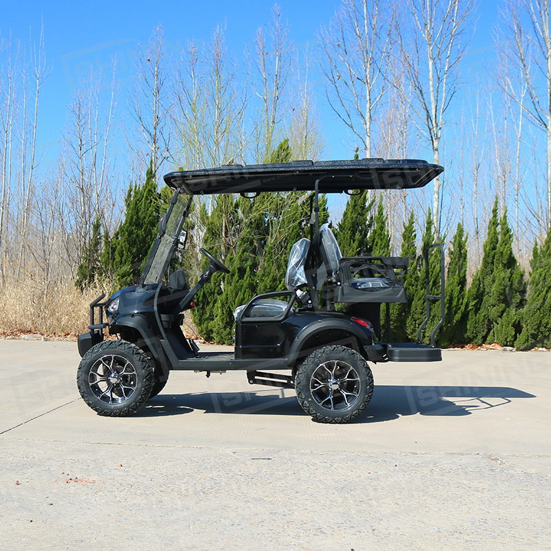 Shininglsv Hunting Car Beach Resort Electric Vehicle Luxury Street Legal Golf Electric Cart 4 Seater