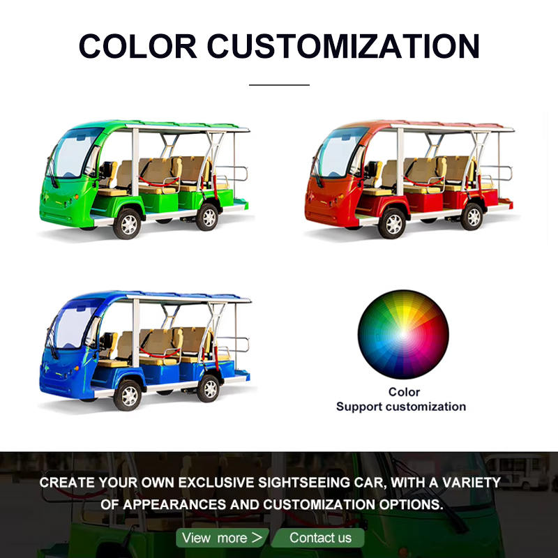 Japanese Cartoon-Themed Electric Shuttle Bus Double Decker 14 &amp; 8 Seater for Airport Sightseeing &amp; Car Rentals for Sale
