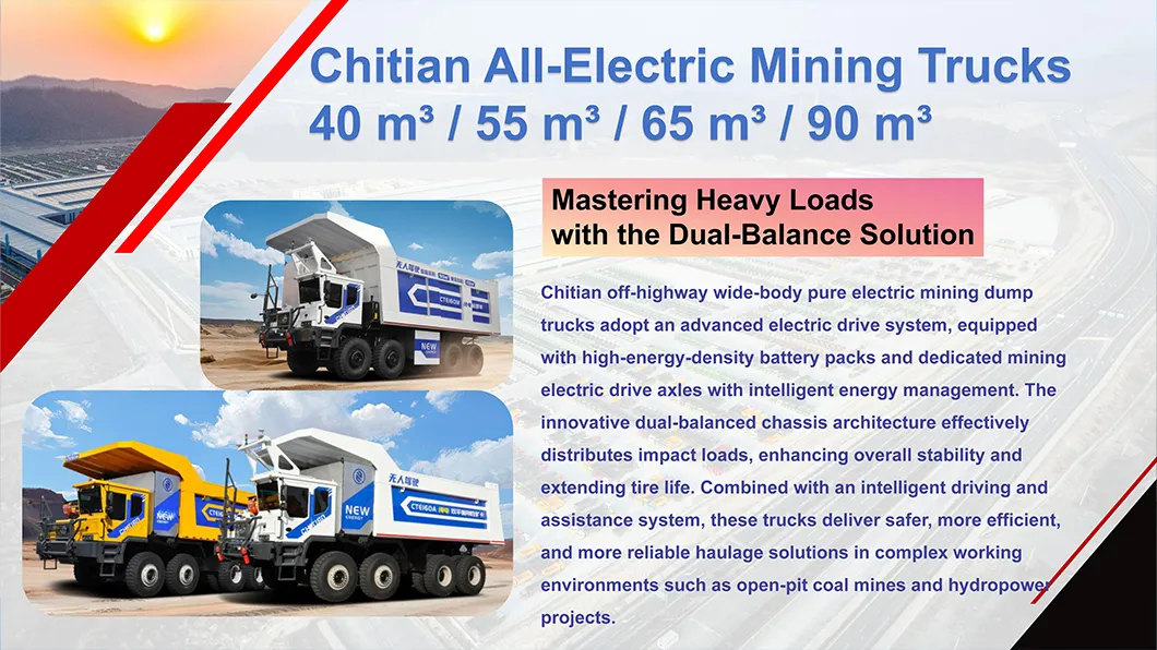 OEM Customizable Electric Mining Vehicle Zero Emission Open Pit Use