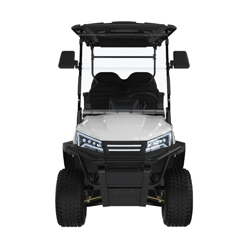 Personalized 6 Person 5kw White Electric Golf Buggy