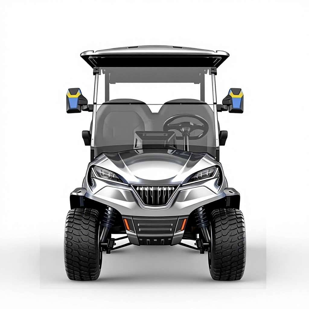 Golf Cart With Anti Theft System for Family and Course Patrol Versatile 4 Seater Design