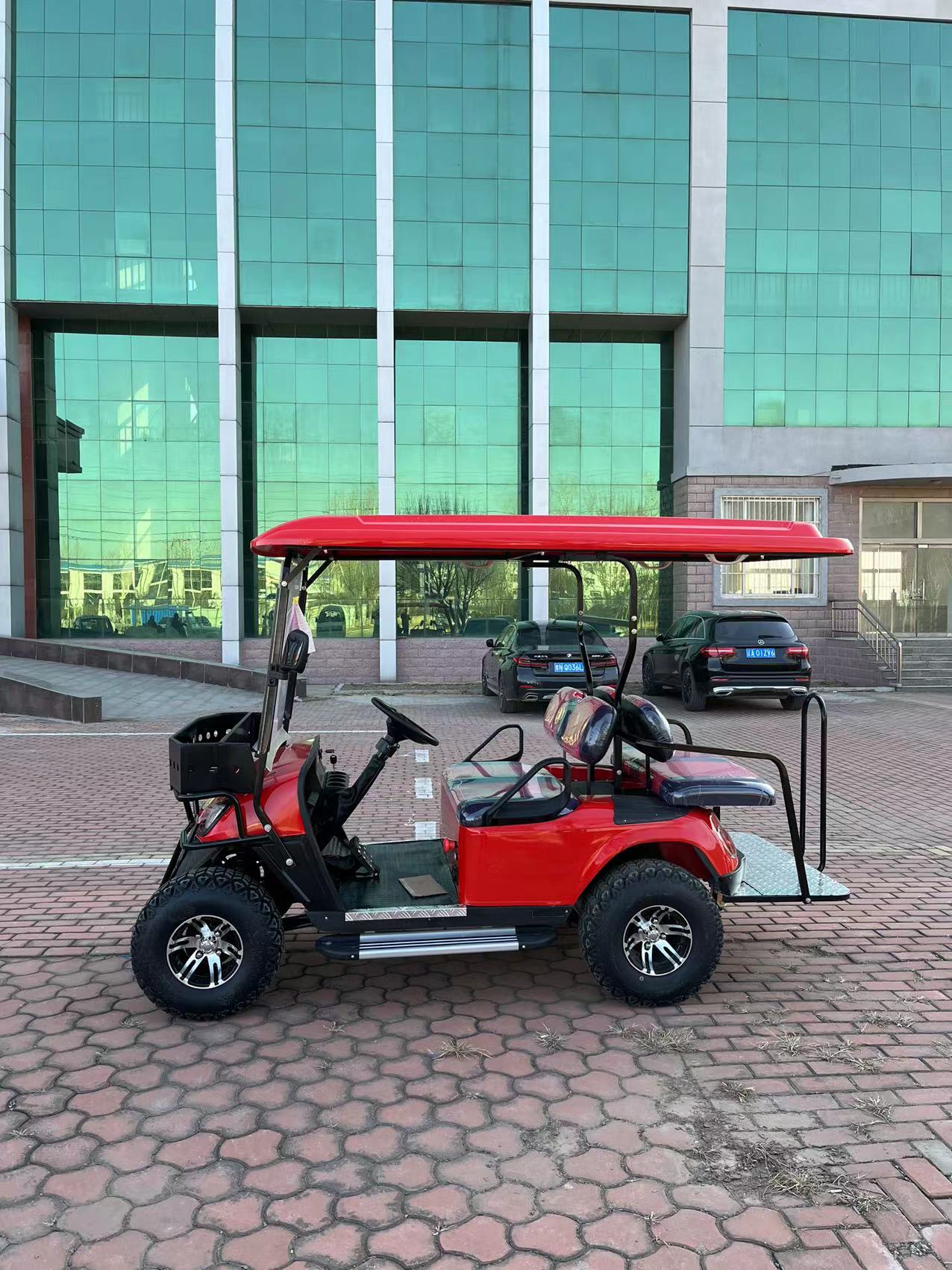Off-road Golf Carts 4+2 Seats Off-Road Tires Golf Cart 30km/h