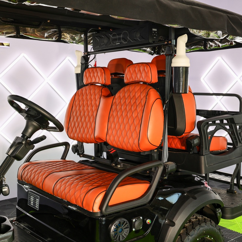 2026 60V Super Lithium Battery Electric Golf Cart 4x4 Off-Road Hunting Customized 5-6 Seats 25MPH CE/DOT Certified