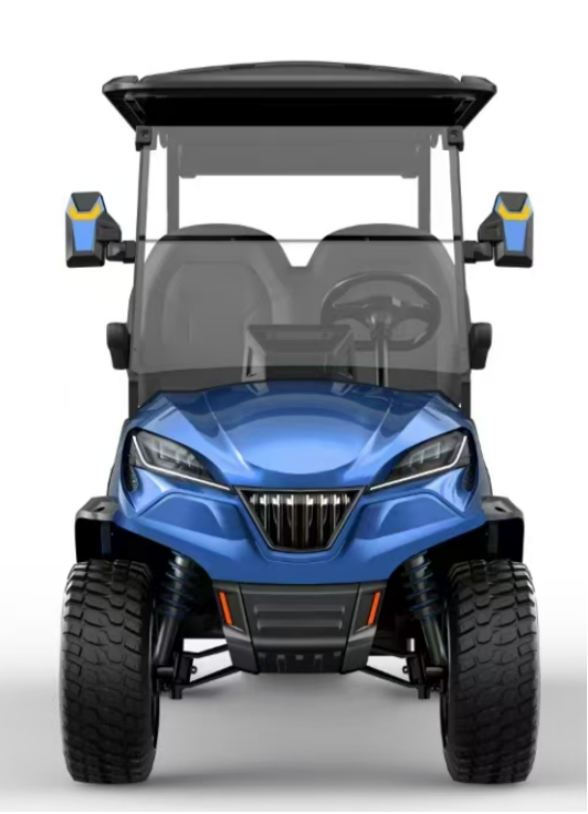 Golf Cart With Anti Theft System for Family and Course Patrol Versatile 4 Seater Design