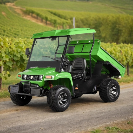 Long Lasting Green Medium Size Electric UTV Utility Vehicle