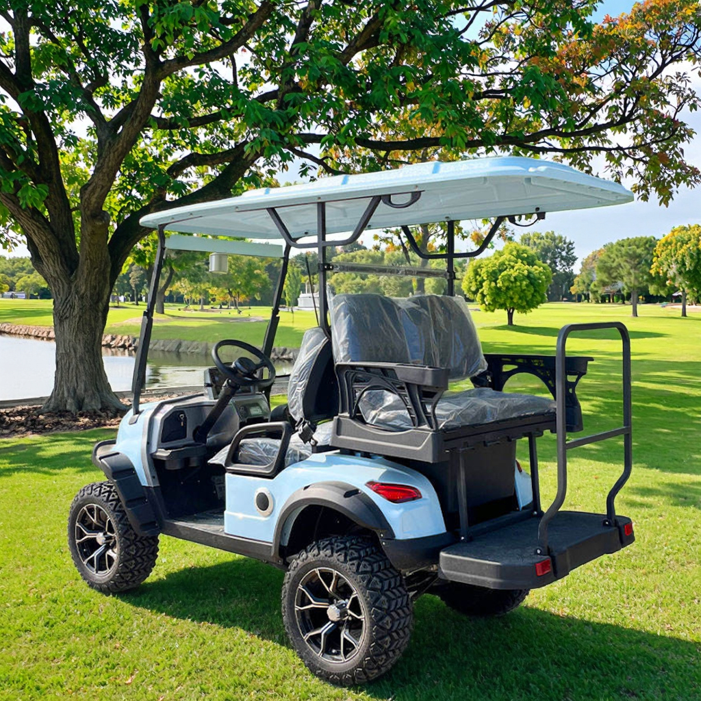 New Commercial Electric Golf Cart Buggy 4-Seater Off-Road All-Terrain 72V 3.5KW Motor 30-50km/h Resort Golf Club Fast Utility