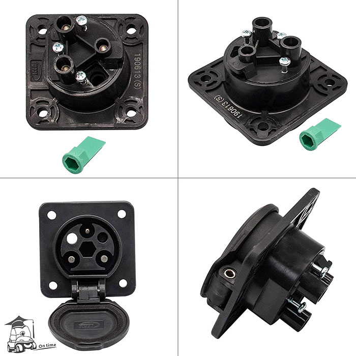 48V PowerWise Charger Receptacle for YEEDA Y-60 Universal Lv Ton Excar Eagle Marshell LangQing Golf Cart
