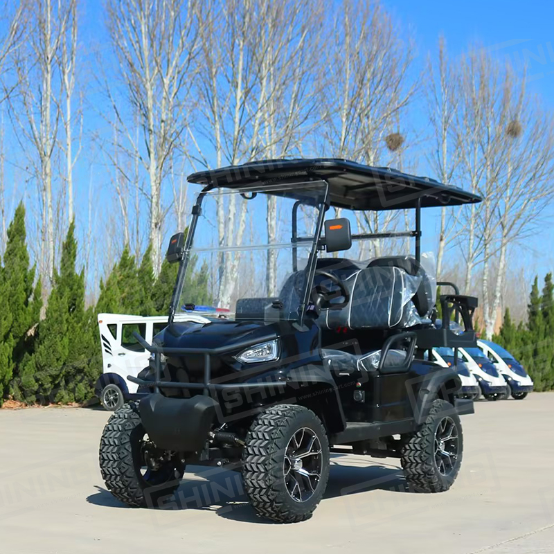 Shininglsv Hunting Car Beach Resort Electric Vehicle Luxury Street Legal Golf Electric Cart 4 Seater