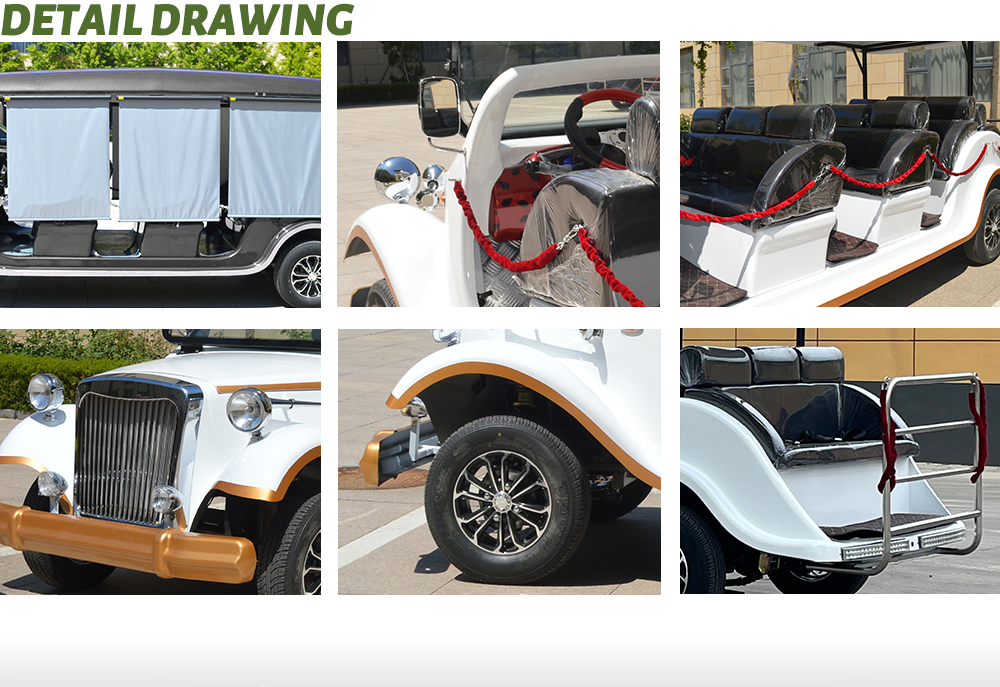 Electric sightseeing vehicle showcase