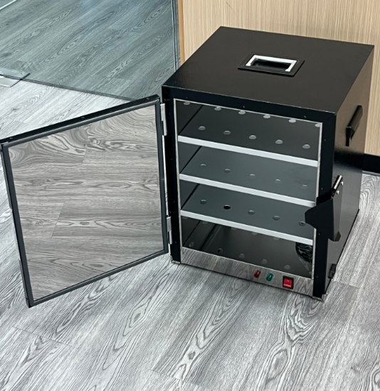 Hotel Room Service Cart with Hot Box