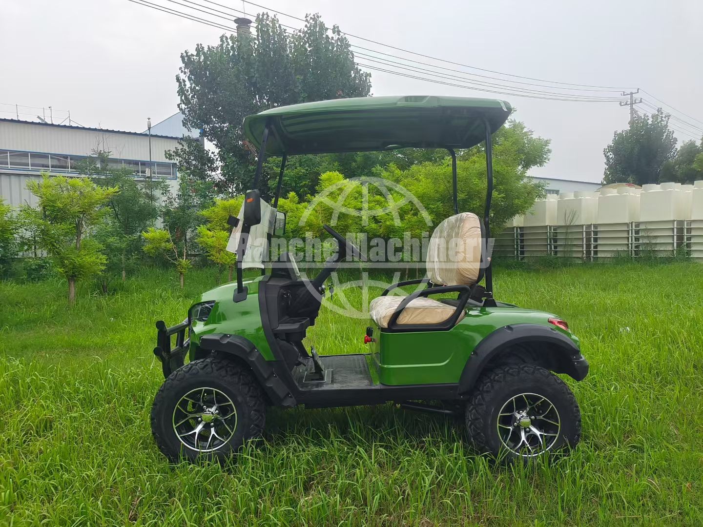 Electric 2 Seater Golf Cart with Cargo Box with 18x8.5-8 8 inch Tire
