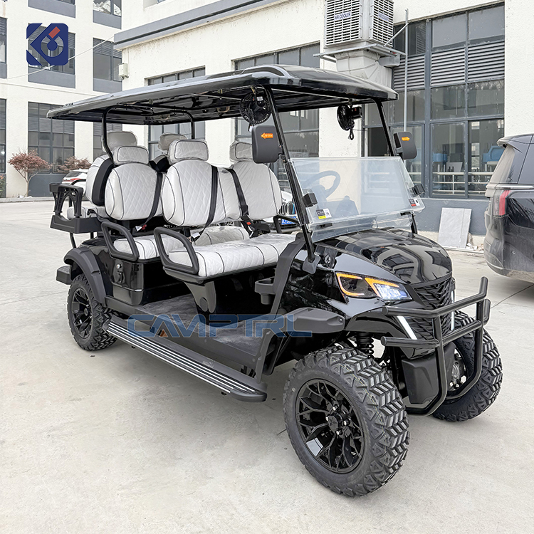 Lifted Lithium Battery Golf Cart 6 Seater 72v Hunting Buggy New 4 Wheel Electric Club Car Golf Cart for Sale