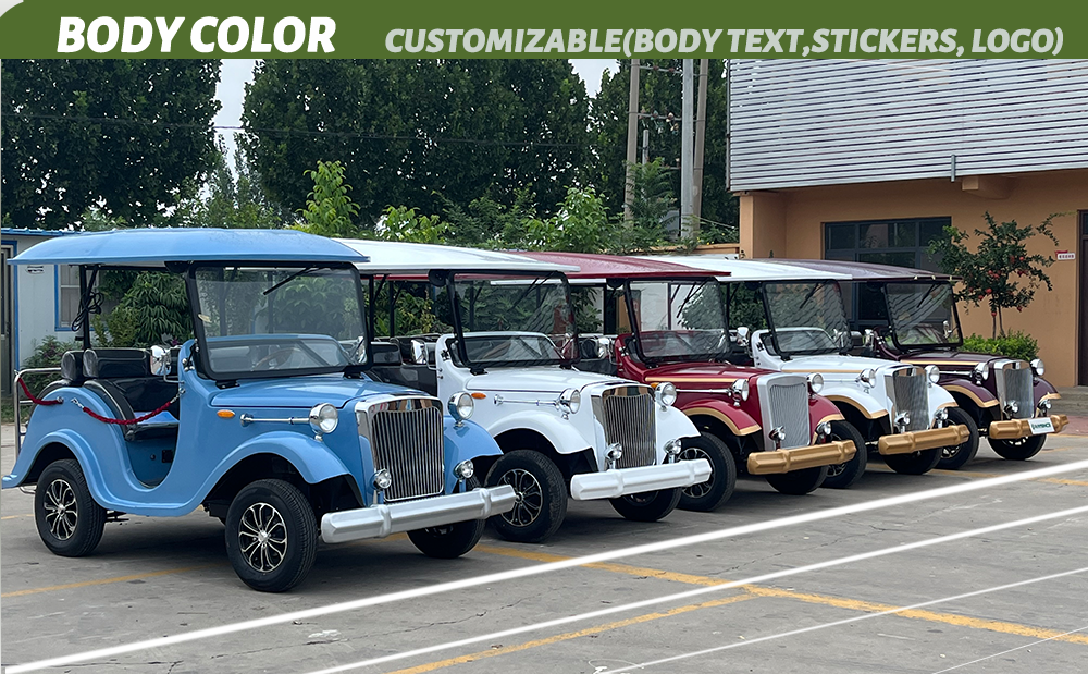 Electric sightseeing vehicle configuration