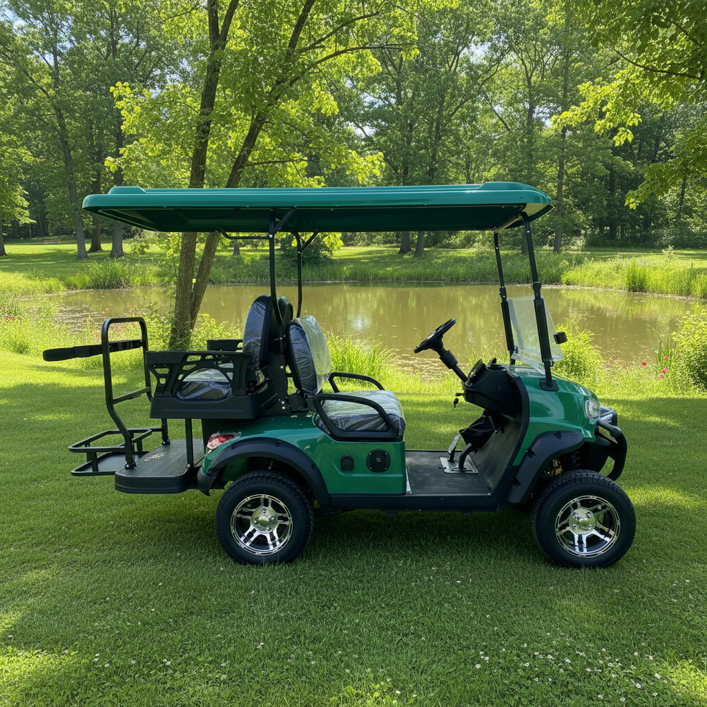 Premium Design 4 Seater Electric Golf Cart CE Certified Customized Logo Golf Buggy Car Accessories for Golf Course and Resort