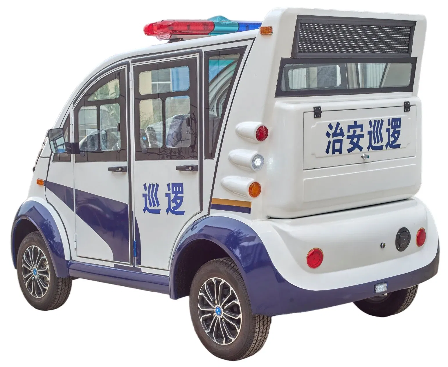 Residential Electric Patrol Vehicle Quiet 80 Km Range for Neighborhood Watch