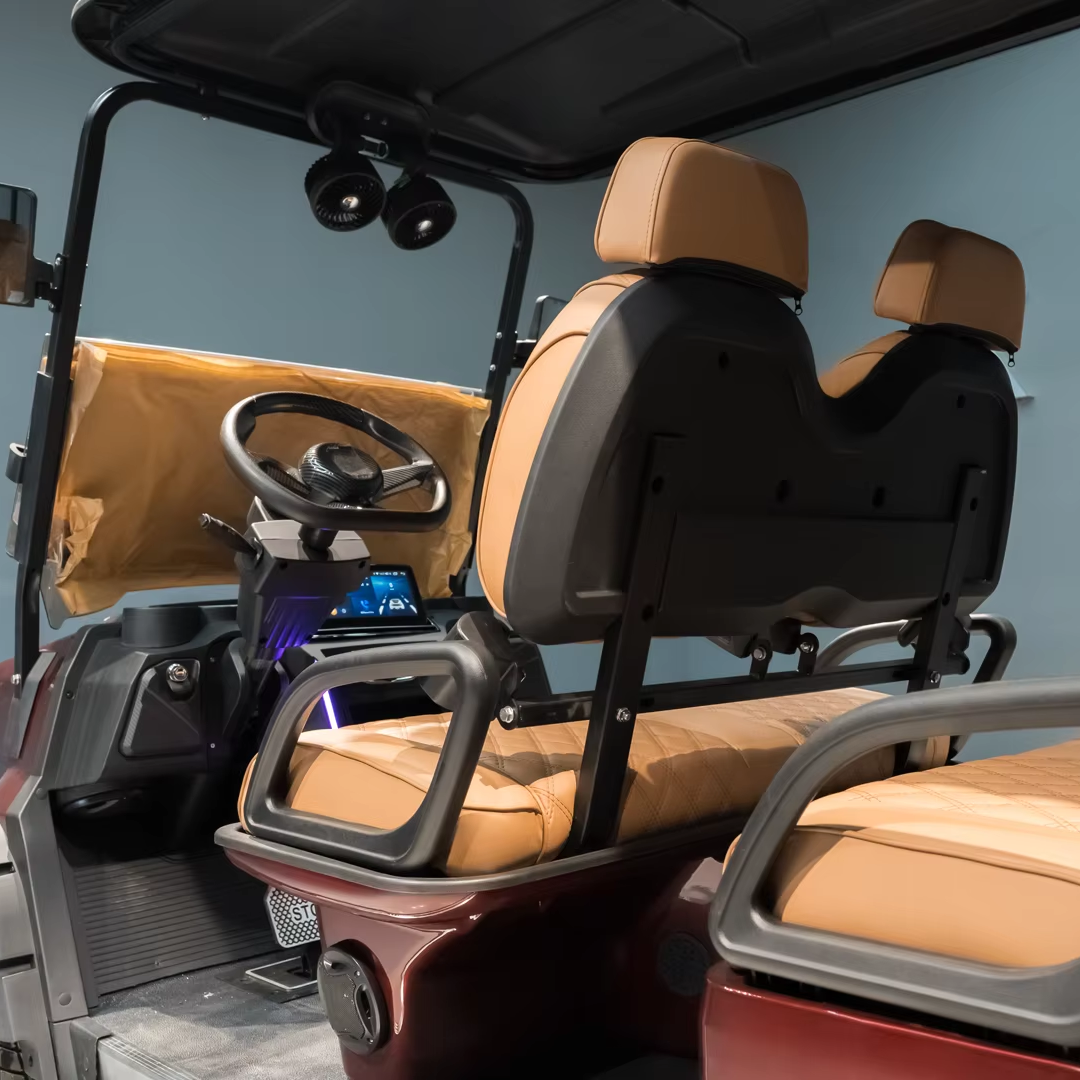 Kepler Long Battery Life 4-seater Full Intelligent Electric Control Golf Course Transport Cart