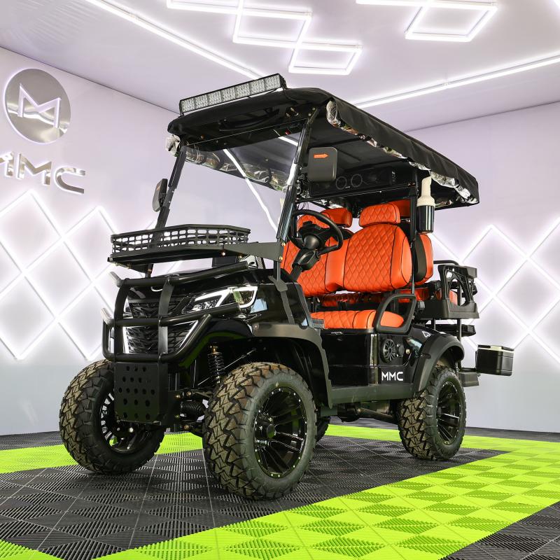 2026 60V Super Lithium Battery Electric Golf Cart 4x4 Off-Road Hunting Customized 5-6 Seats 25MPH CE/DOT Certified