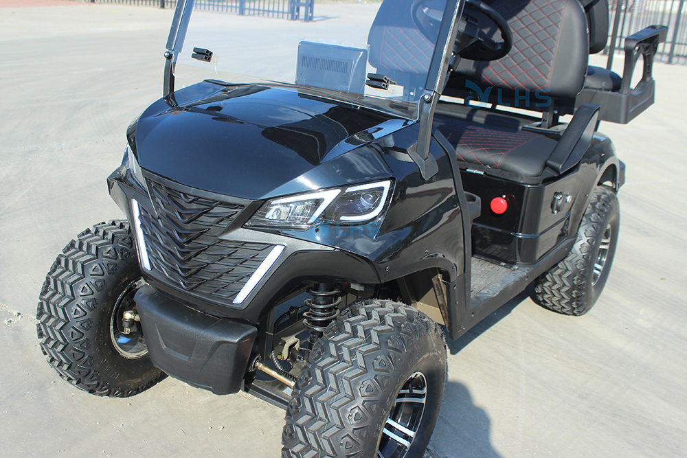 Black Electric Customized Color Golf Carts Garden Utility Vehicles Golf Buggy Cart for Adults Golf Car with Competitive Price