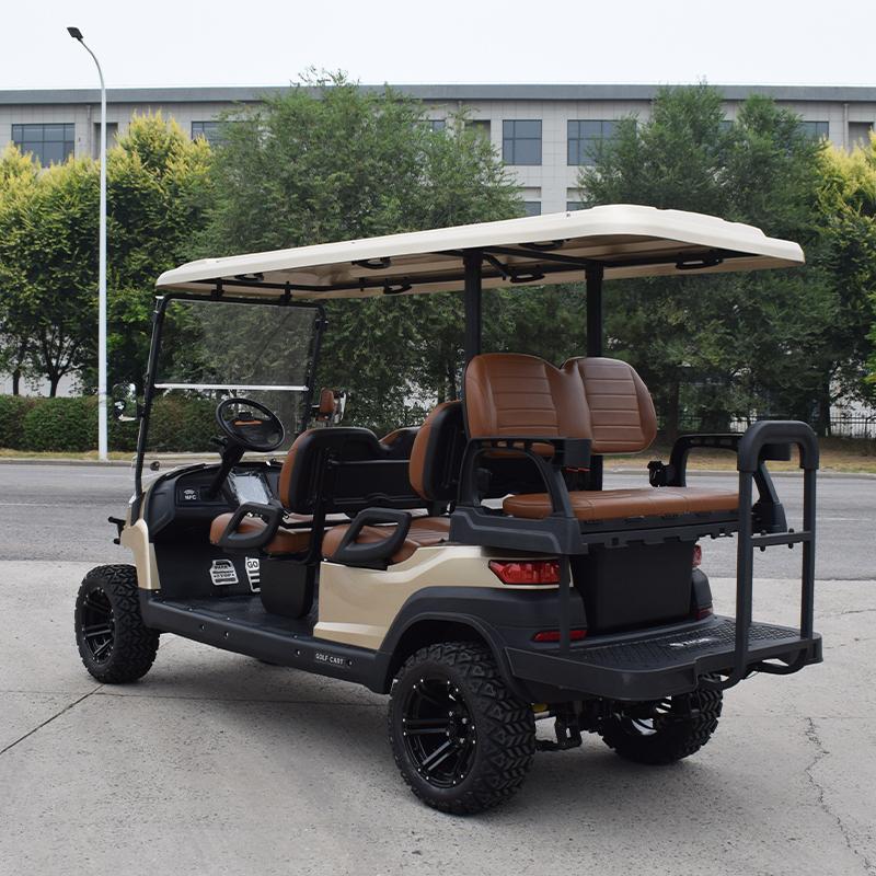 Off-road 2 4 6 Passenger Electric Hunting Lithium Golf Carts New Golf Buggy for Club Car