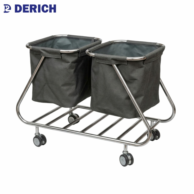 Derich Hot Sale Stainless-Steel Serving-Trolley Room-Service Cart for Hotel Restaurant