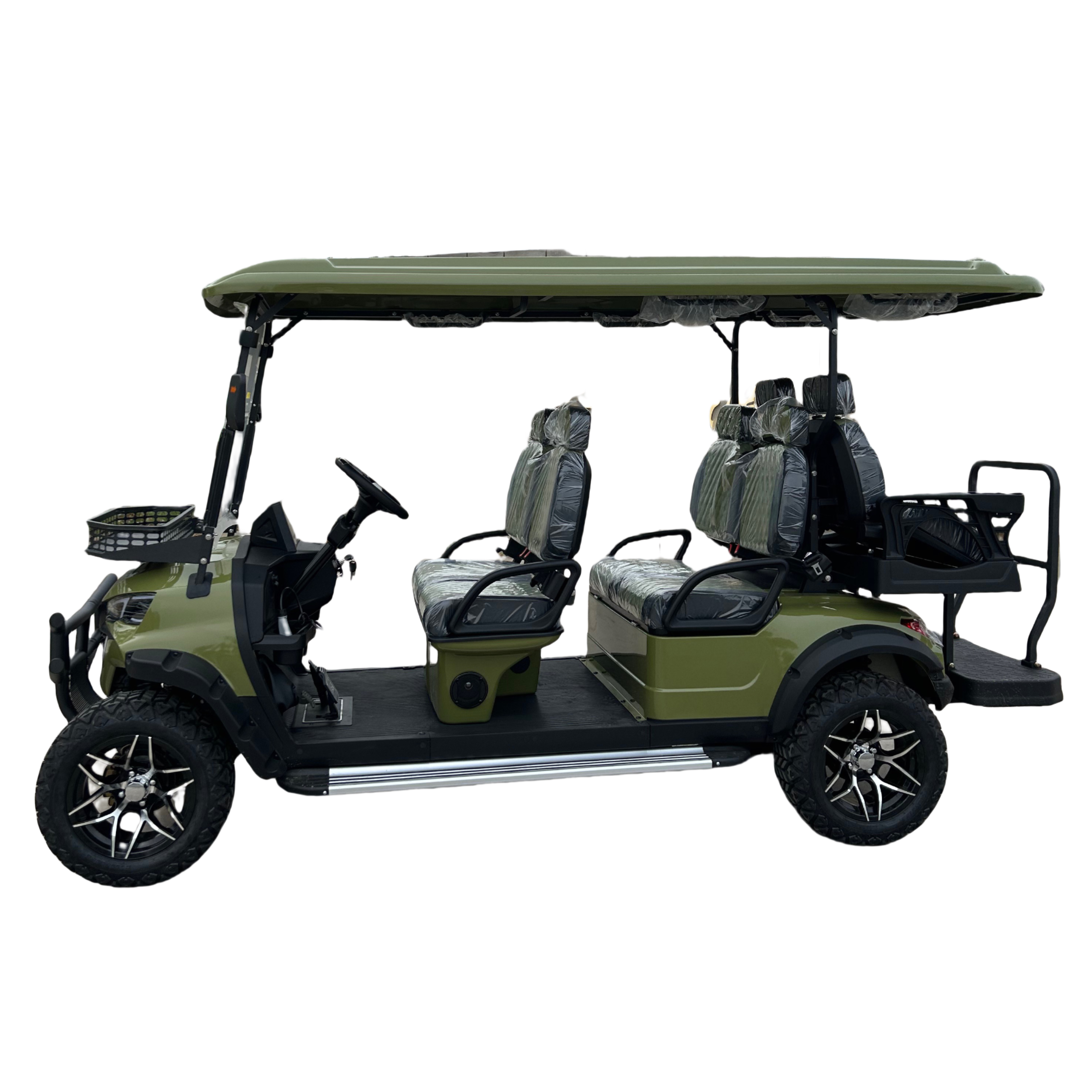 Strong Power Off-Road 6 Seater Golf Cart Lifelong Service Electric Vehicle for Golf Club Electric Buggy for Airport and Hotel