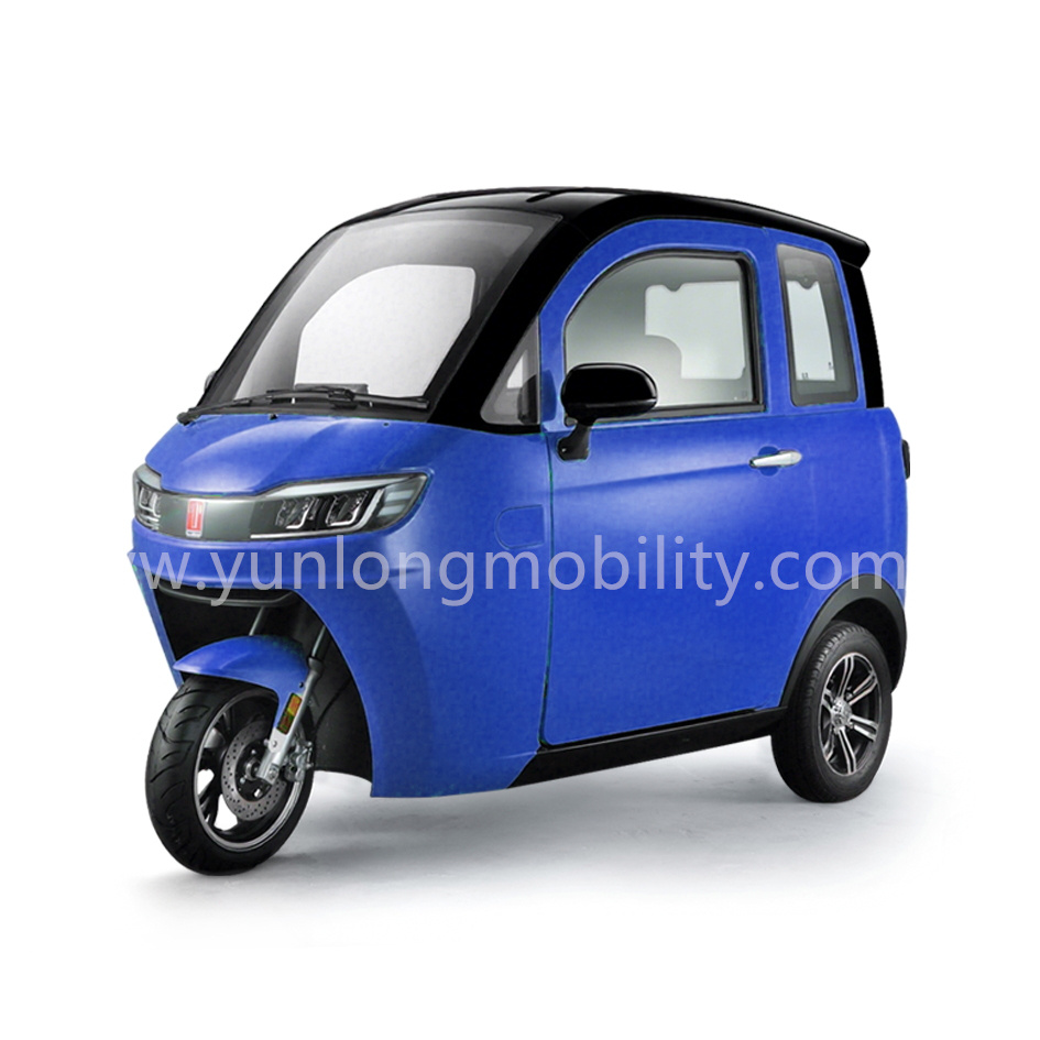 Enclosed Mobility Scooter-L2e EEC COC Certified Mini Electric Cabin Car 3 Wheel For Adults Or Young Man Without Driving License