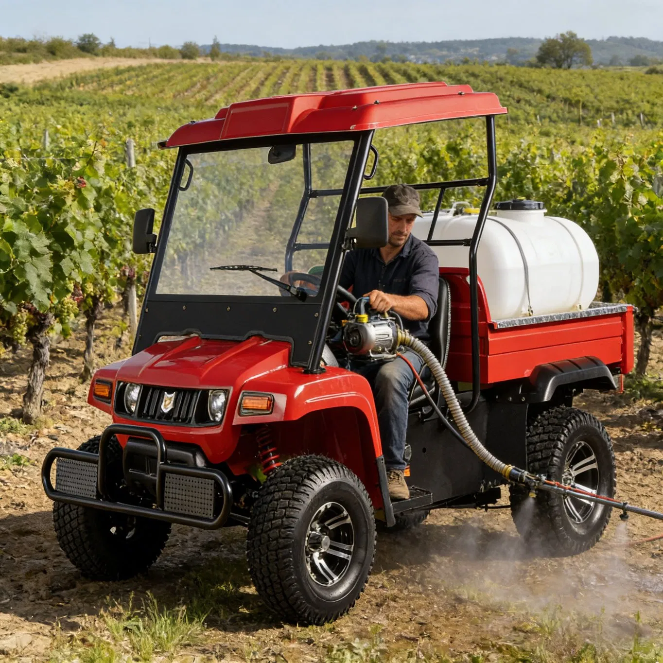 2 Seater Battery Powered 4 Wheel Utility UTV Vehicle