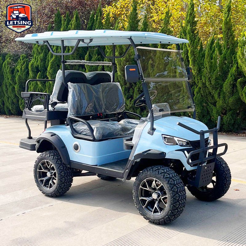New Commercial Electric Golf Cart Buggy 4-Seater Off-Road All-Terrain 72V 3.5KW Motor 30-50km/h Resort Golf Club Fast Utility