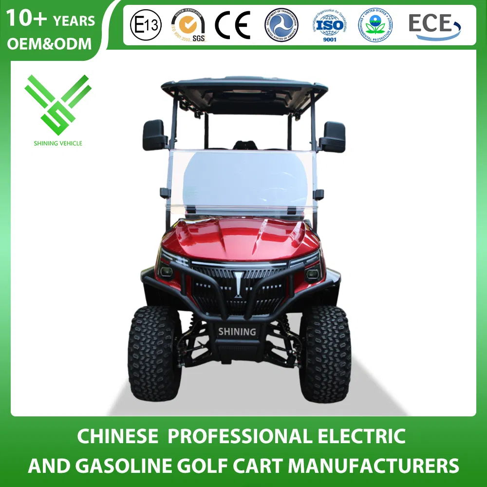 8+2 Seater 8 Passenger Hunting off Road Club Car Street Legal Utility Mini Tourist Solar Panel Trolley Lead Acid Gas Powered Gasoline Petrol Electric Golf Cart