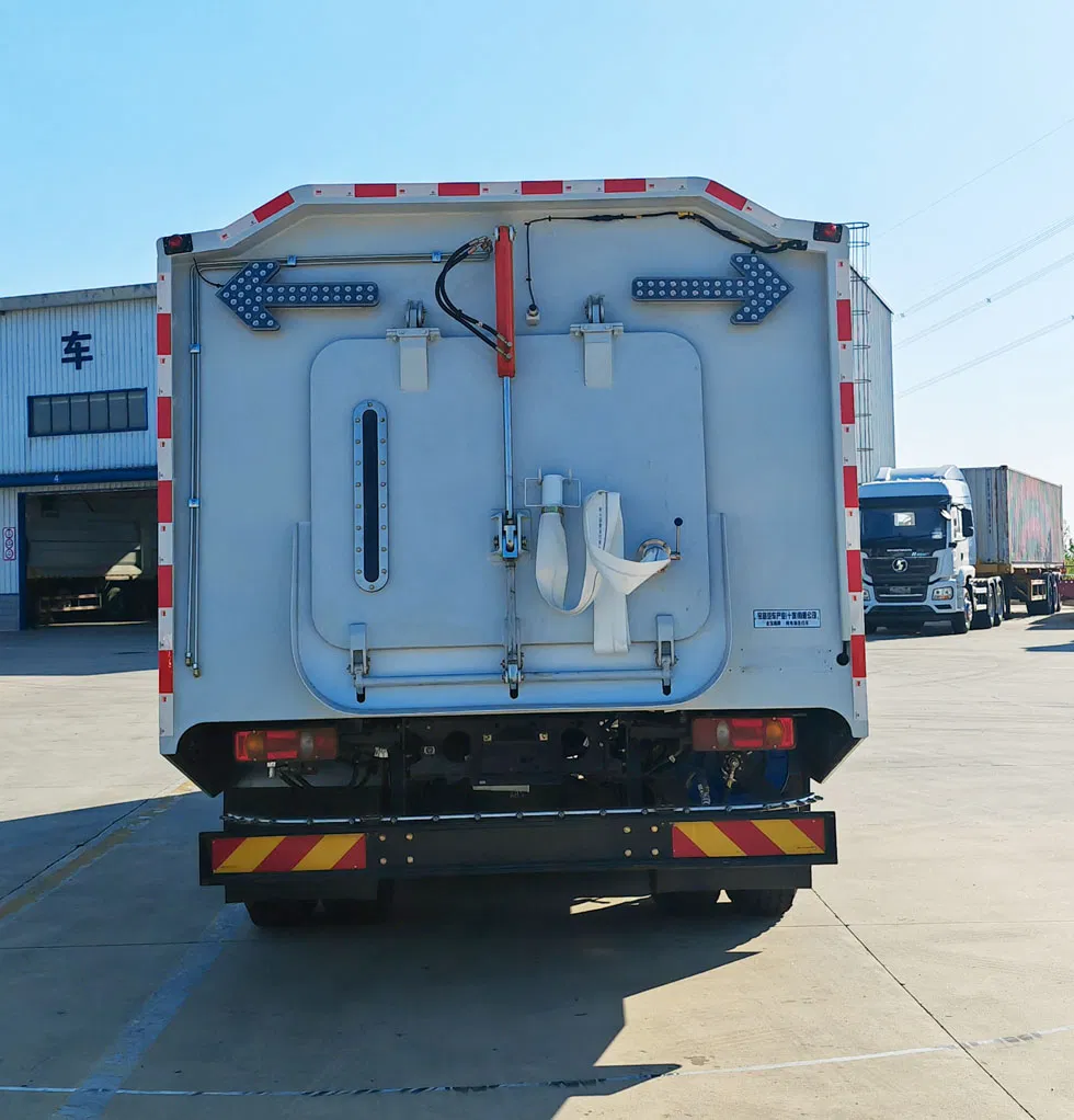 Electric-Powered Sweeping and Washing Vehicle