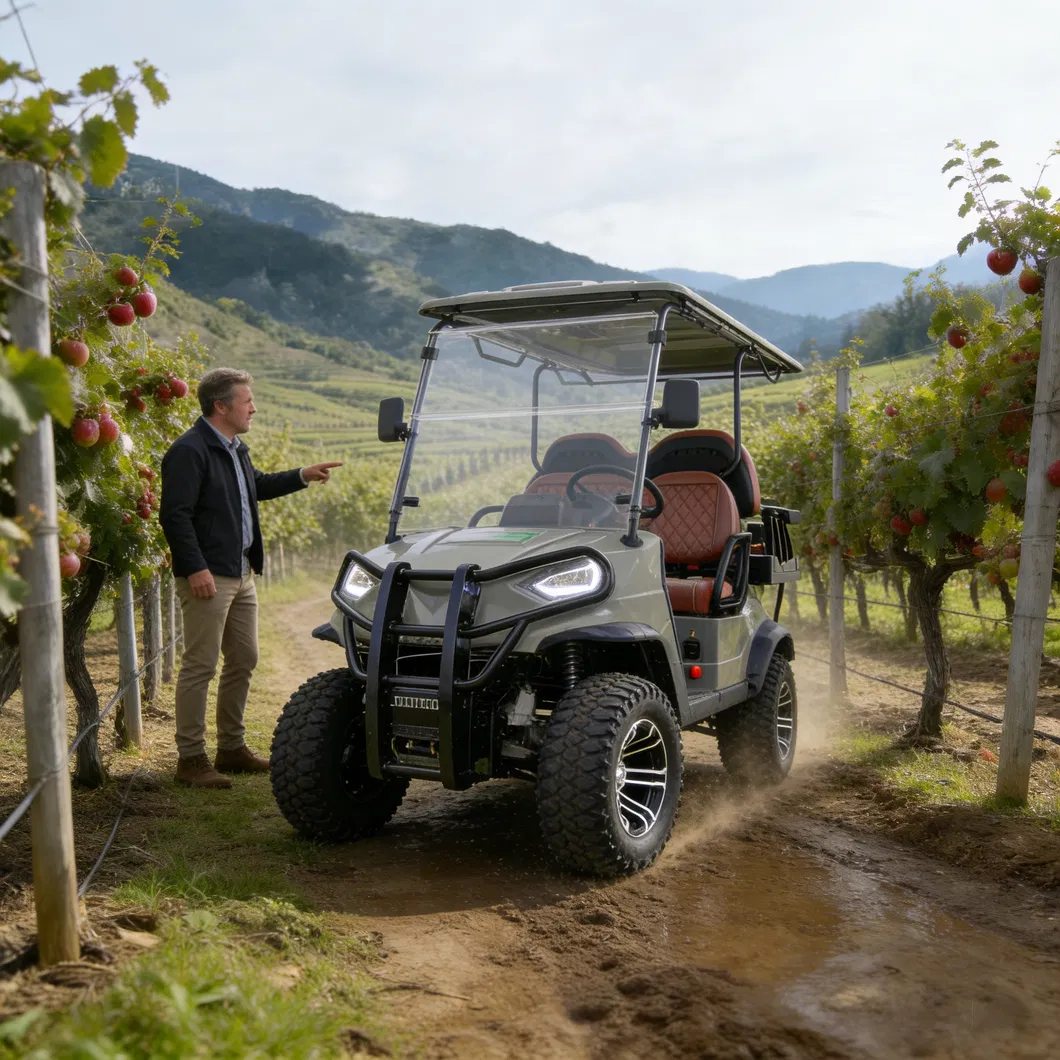 Gq22p 4X4 Electric UTV off-Road Utility Vehicle Detail 1