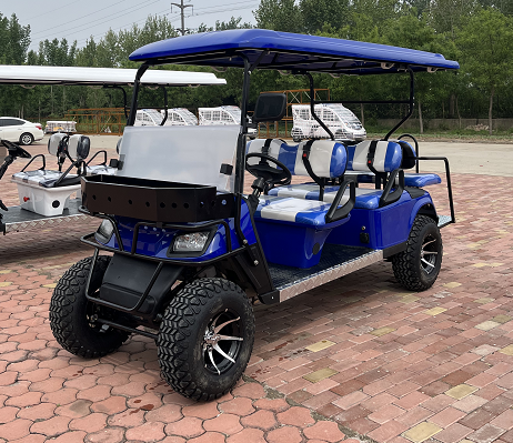 Off-road Golf Carts 4+2 Seats Off-Road Tires Golf Cart 30km/h