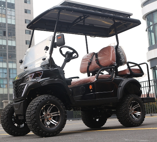 Solar-Powered Roof Golf Cart for Eco-Friendly Course Navigation