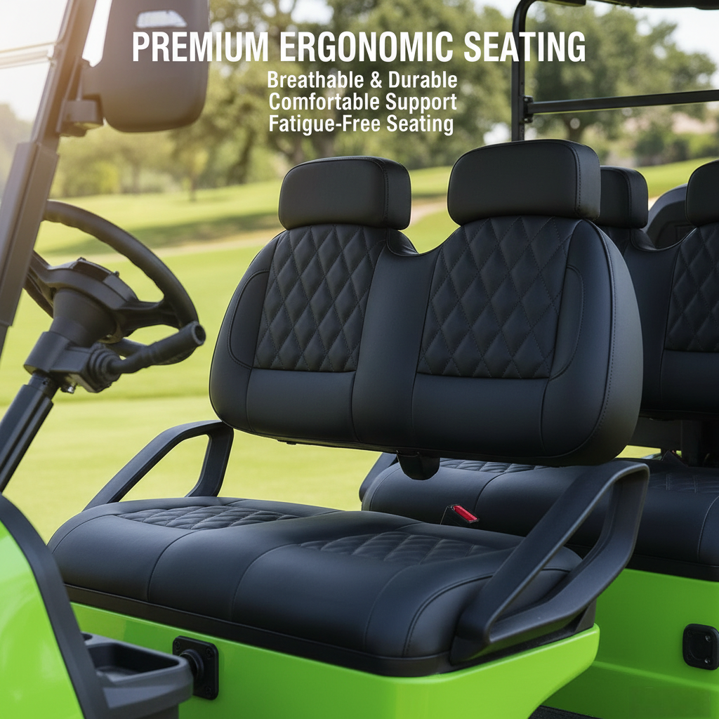 US/Dubai/Indonesia Stock 6 Seater Golf Cart Fast Shipping 6 Seater Electric Golf Cart Factory Sale