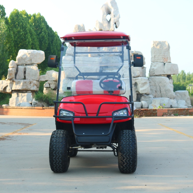 New Classic 2-Seater Electric Sightseeing Golf Cart 48v Lithium Battery 2 Passenger Golf Cart